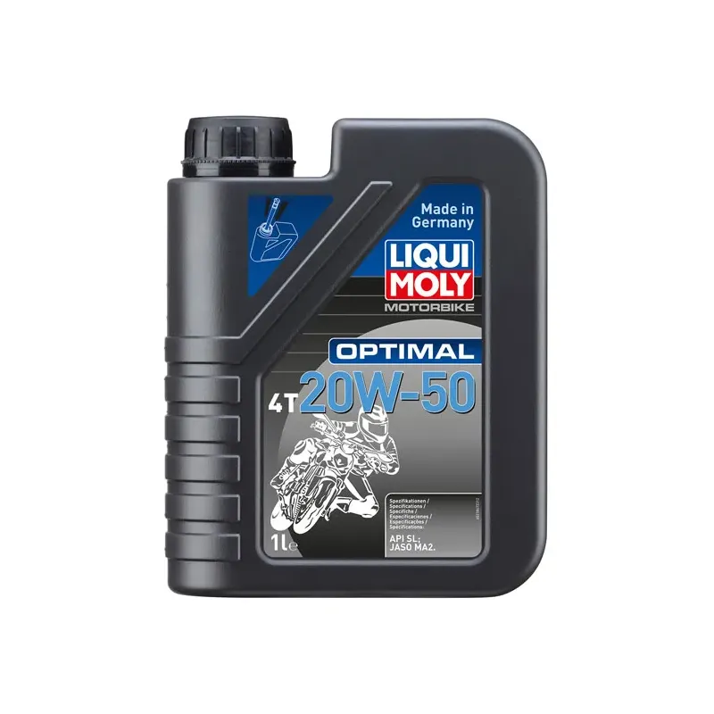 cafe 4 racer - Liqui Moly, motorbike 4T 20W-50 Optimal. 1 liter - Liqui Moly 4T engine 