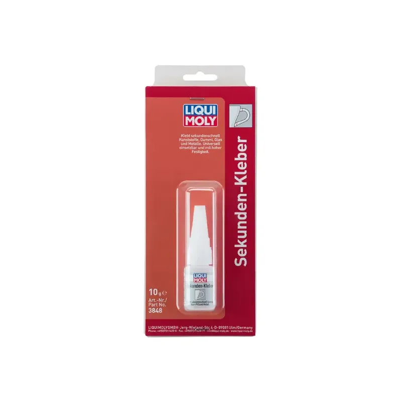 cafe 4 racer - Liqui Moly, Super Glue. 10 gram bottle in blister - Liqui Moly Glue 