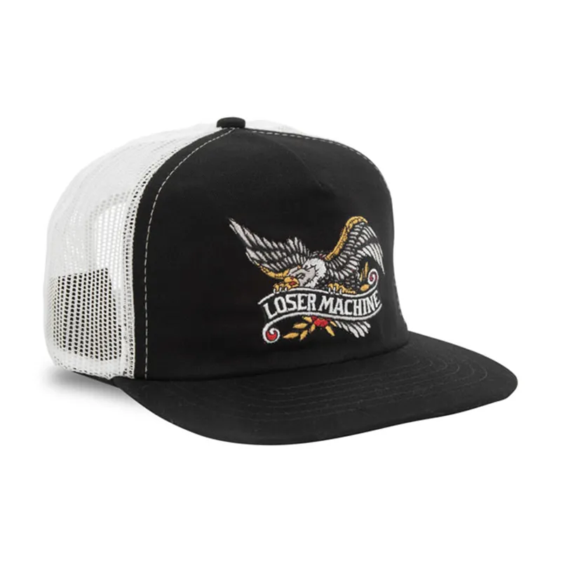 cafe 4 racer - Loser Machine Glory trucker kšiltovka černá/bílá - Loser Machine Company Šiltovka 