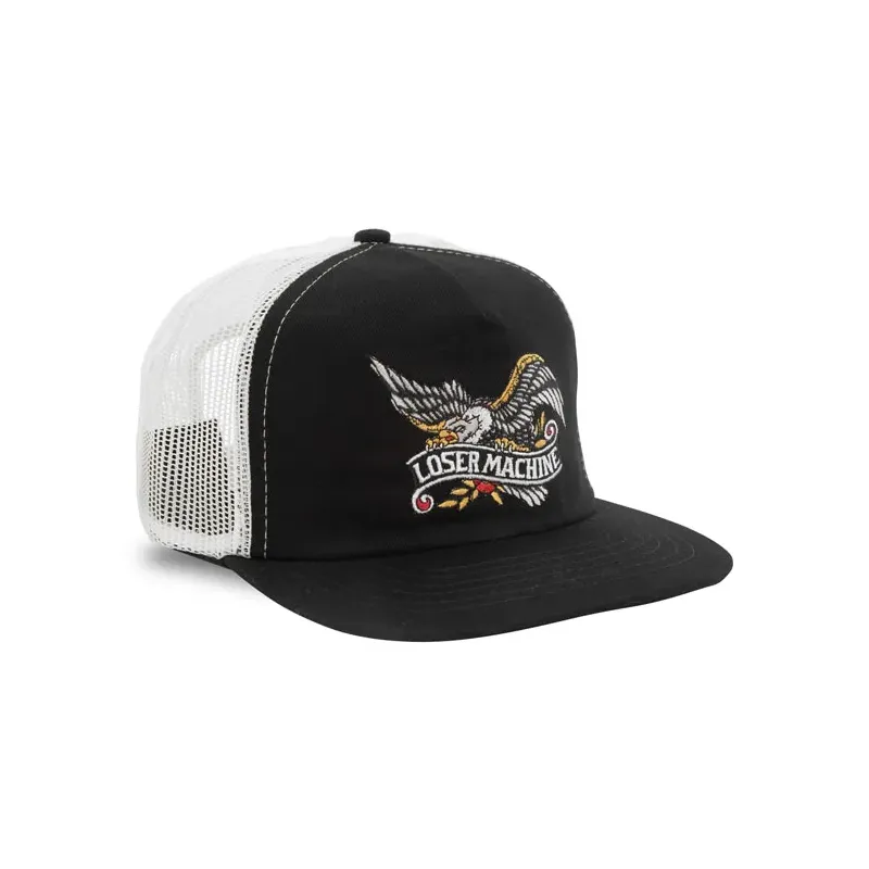 cafe 4 racer - Loser Machine Glory trucker cap black/white - Loser Machine Company Caps 