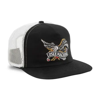 cafe 4 racer - Loser Machine Glory trucker kšiltovka černá/bílá - Loser Machine Company Šiltovka 