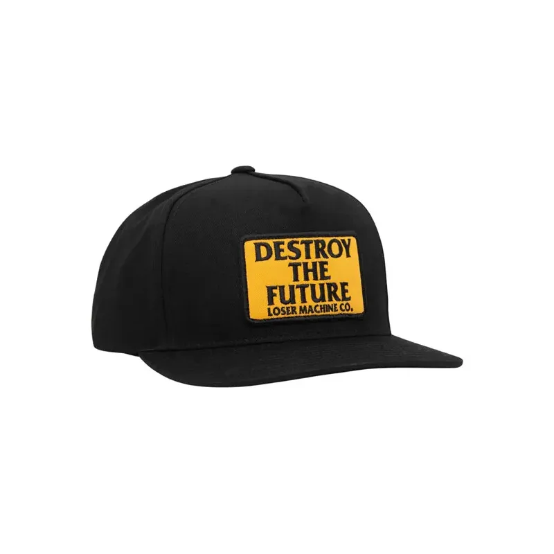 cafe 4 racer - Loser Machine DTF snapback čepice černá - Loser Machine Company Šiltovka 