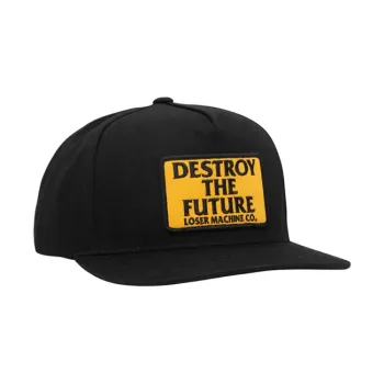 cafe 4 racer - Loser Machine DTF snapback cap black - Loser Machine Company Caps 
