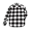 cafe 4 racer - Loser Machine Alcott shirt jacket black/white - Loser Machine Company Shirts 