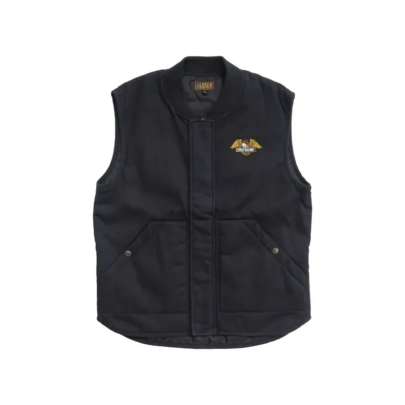 cafe 4 racer - Loser Machine Condor II vesta dusty black - Loser Machine Company Vesty 