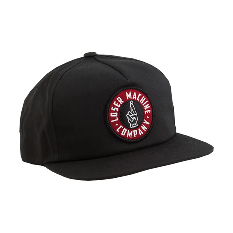 cafe 4 racer - Loser Machine Kšiltovka Good Luck snapback černá - Loser Machine Company Šiltovka 