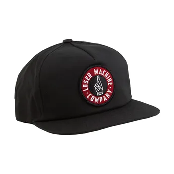 cafe 4 racer - Loser Machine Kšiltovka Good Luck snapback černá - Loser Machine Company Šiltovka 