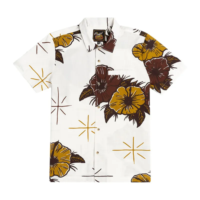 cafe 4 racer - Loser Machine Tropicarlos shirt antique - Loser Machine Company Shirts 