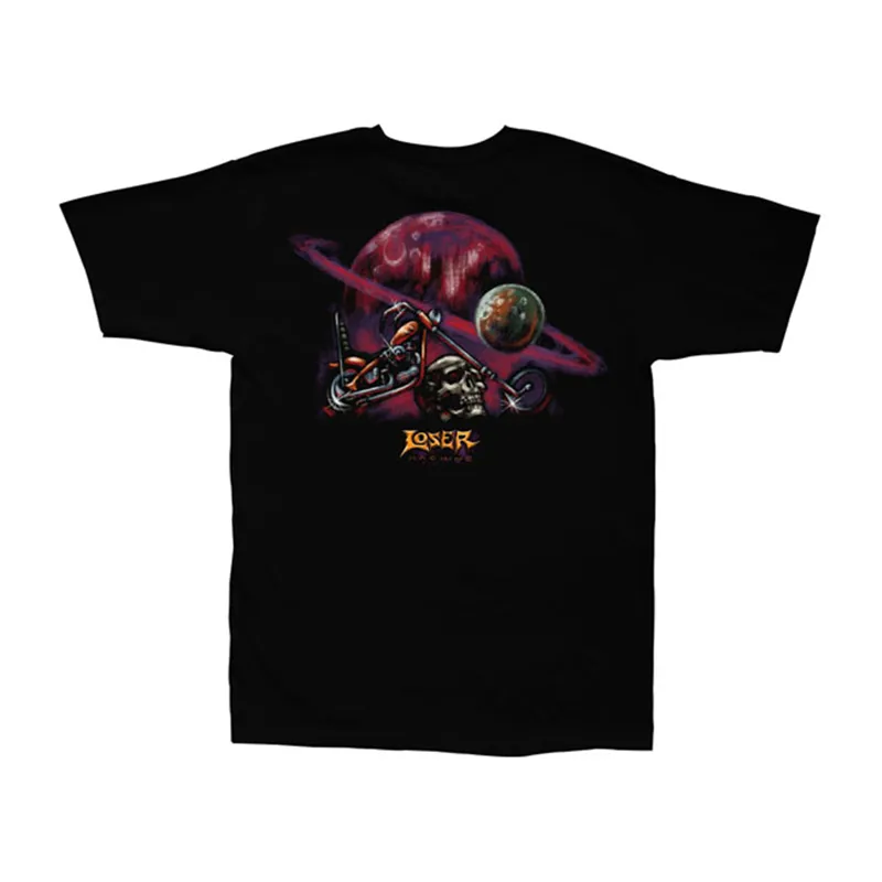 cafe 4 racer - Loser Machine Highway Star t-shirt black - Loser Machine Company T-Shirts 
