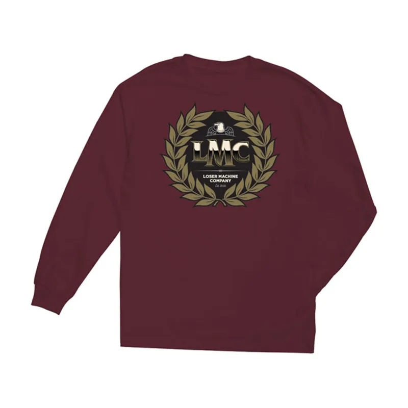 cafe 4 racer - Loser Machine Reef sweat maroon - Loser Machine Company Sweatshirts 