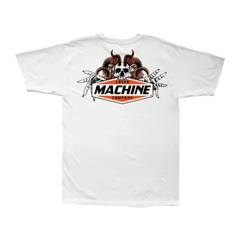 cafe 4 racer - Loser Machine Sworn to fun T-shirt white - Loser Machine Company T-Shirts 