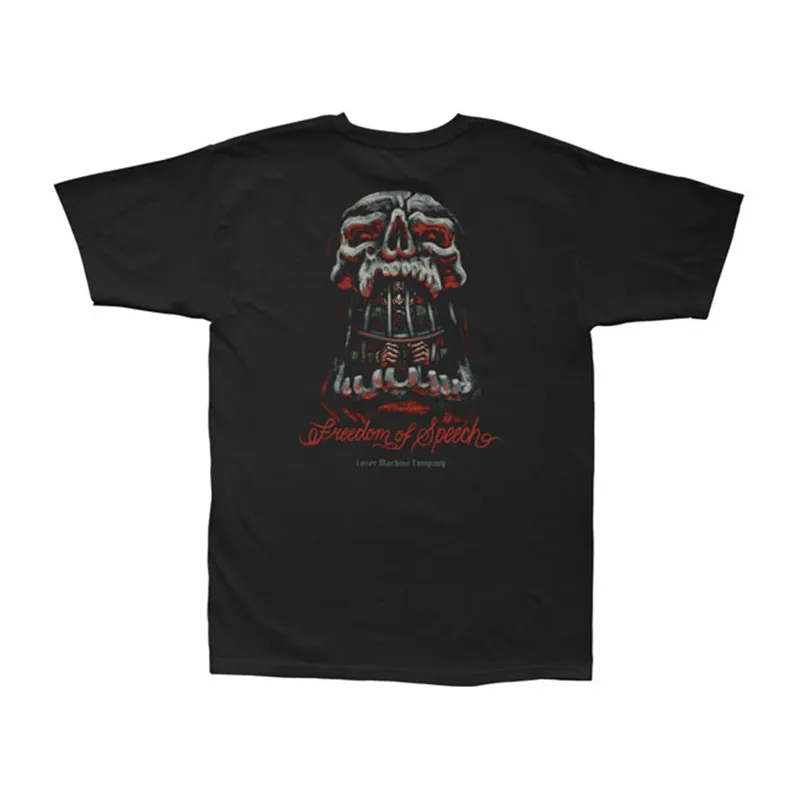 cafe 4 racer - Loser Machine Speech t-shirt black - Loser Machine Company T-Shirts 