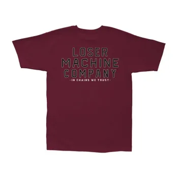 Loser Machine Barricade t-shirt maroon