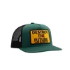 cafe 4 racer - Loser Machine Destroy trucker cap green - Loser Machine Company Caps 