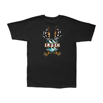 cafe 4 racer - Loser Machine Bat Wings t-shirt black - Loser Machine Company T-Shirts 
