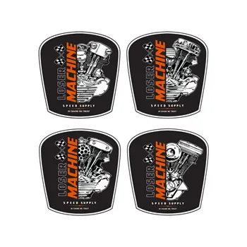 cafe 4 racer - Loser Machine motor stick pack - Loser Machine Company Nálepky 