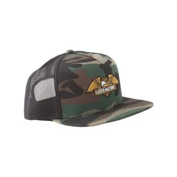 cafe 4 racer - 13 1/2 Keep On Chopping trucker cap brown/khaki - 13 1/2 Company Šiltovka 