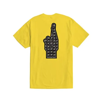 cafe 4 racer - Loser Machine x Mooneyes california built t-shirt yellow - Loser Machine Company T-Shirts 