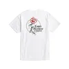 cafe 4 racer - Loser Machine Concrete rose t-shirt white - Loser Machine Company T-Shirts 