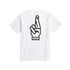 Loser Machine Good luck fingers t-shirt white