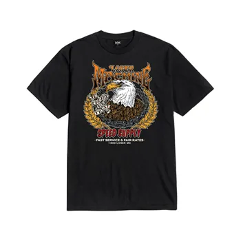 cafe 4 racer - Loser Machine Cut Above T-shirt cream - Loser Machine Company T-Shirts 