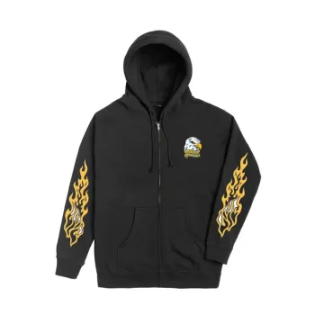 cafe 4 racer - Carhartt Signature logo mikina s kapucňou heather grey - Carhartt Mikiny s kapucňou 