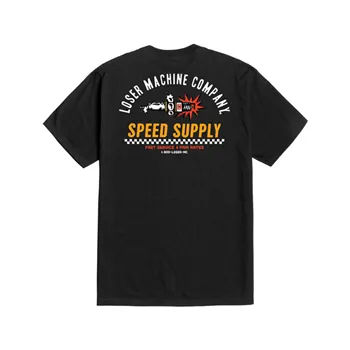 cafe 4 racer - Loser Machine Spark plug t-shirt black - Loser Machine Company T-Shirts 