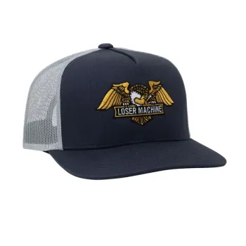 cafe 4 racer - Loser Machine Wings trucker kšiltovka námořnická modř - Loser Machine Company Šiltovka 