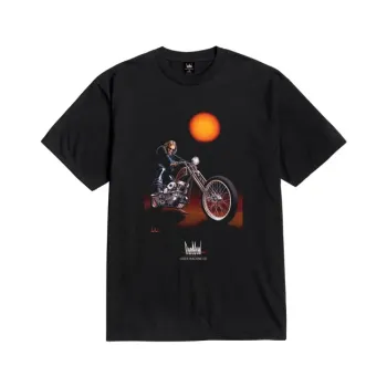 cafe 4 racer - Carhartt Core Logo T-Shirt S/S Thundercloud Heather - Carhartt Tričká 