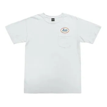 cafe 4 racer - Loser Machine Four Stroke t-shirt white - Loser Machine Company T-Shirts 