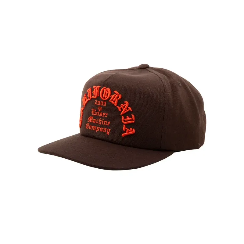 cafe 4 racer - Loser Machine Fanatic Snapback cap brown - Loser Machine Company Caps 