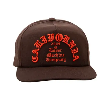 cafe 4 racer - Loser Machine Fanatic Snapback šiltovka hnedá - Loser Machine Company Šiltovka 