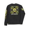 cafe 4 racer - Loser Machine x Mooneyes Race track t-shirt yellow - Loser Machine Company T-Shirts 