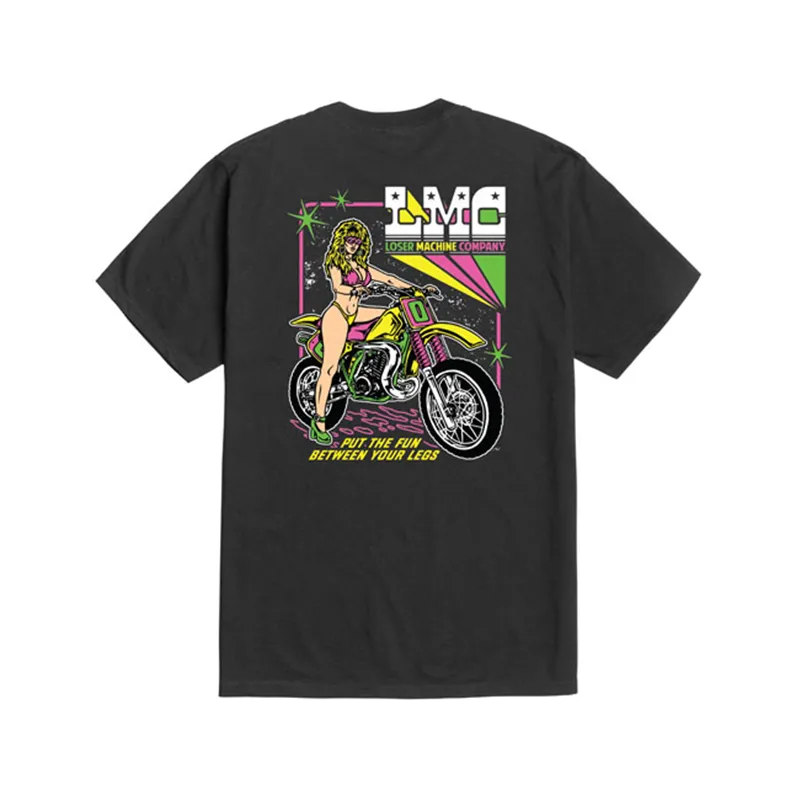 cafe 4 racer - Loser Machine Brapp Babe tričko čierne - Loser Machine Company Tričká 