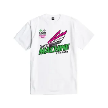 cafe 4 racer - Loser Machine Four Stroke t-shirt white - Loser Machine Company T-Shirts 