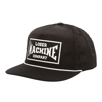 cafe 4 racer - Loser Machine Too Hard Hat cap black - Loser Machine Company Caps 