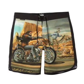 cafe 4 racer - Loser Machine Ghost Rider boardshort - Loser Machine Company Kraťasy 