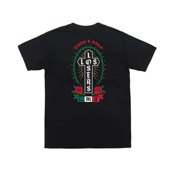 cafe 4 racer - Loser Machine Snake Eyes t-shirt java brown - Loser Machine Company T-Shirts 