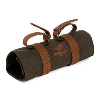 cafe 4 racer - Longride, toolroll waxed cotton. Khaki, Universal - LONGRIDE Tools 
