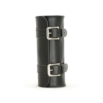 Longride, genuine leather tool roll 2L. Smooth black, Universal