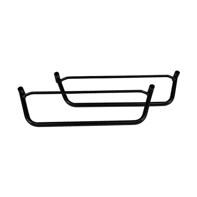 cafe 4 racer - LongRide, saddlebag holder. Matte black - LONGRIDE Accessories & Holders 