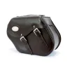 Longride, leather smooth saddlebags 154, Depends on saddlebag brackets used