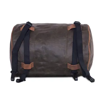 cafe 4 racer - LongRide, roll bag waxed cotton narrow. Khaki wax, Universal - LONGRIDE Tool rolls 