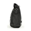 cafe 4 racer - Longride, ''Old Chopper'' waxed cotton saddlebag. Black, Royal Enfield: Interceptor 650 Royal - LONGRIDE Saddle & Sissy bags 