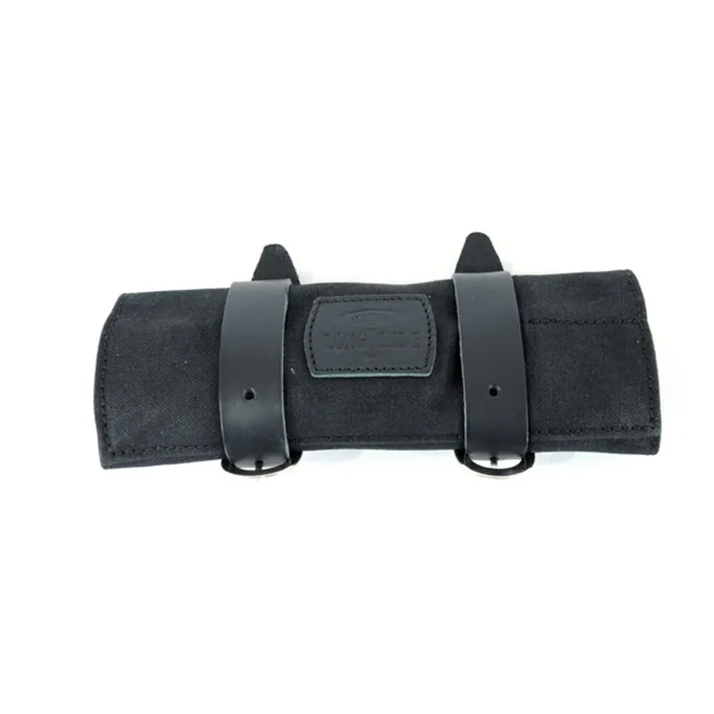 cafe 4 racer - Longride, toolroll waxed cotton. Black, Universal - LONGRIDE Tools 