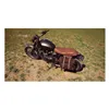 Longride, Old Chopper voskované bavlnené sedlo. Marron Brown