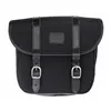 Longride, Throw over saddlebags waxed cotton. Black, Universal