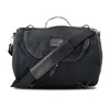 LongRide, roll bag waxed cotton narrow. Black, Universal