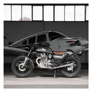 cafe 4 racer - Longride, Heritage waxed canvas tank bag. Black, Ducati Scrambler 750 Triumph: Bonneville 2017 on - LONGRIDE Tank bags 