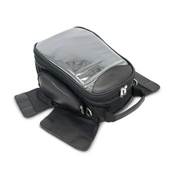 cafe 4 racer - Longride, Heritage waxed canvas tank bag. Black, Ducati Scrambler 750 Triumph: Bonneville 2017 on - LONGRIDE Tank bags 
